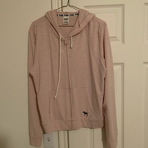 Soft Pink VS Pink Zip Hoodie